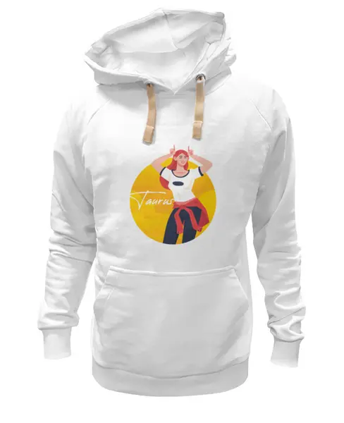 Заказать премиальную одежду в Москве. Толстовка Wearcraft Premium унисекс Телец от printeriumstore@gmail.com - готовые дизайны и нанесение принтов.