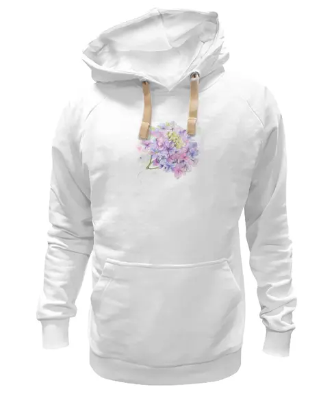 Заказать премиальную одежду в Москве. Толстовка Wearcraft Premium унисекс Гортензия от Марина Лысенко - готовые дизайны и нанесение принтов.