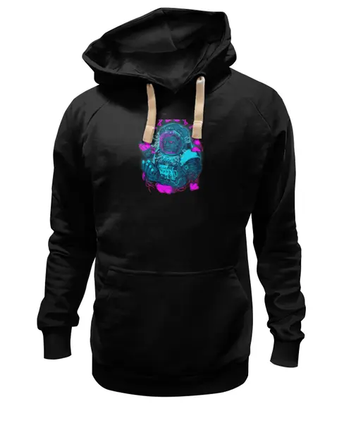 Заказать премиальную одежду в Москве. Толстовка Wearcraft Premium унисекс Космонавт от Jack Finch - готовые дизайны и нанесение принтов.