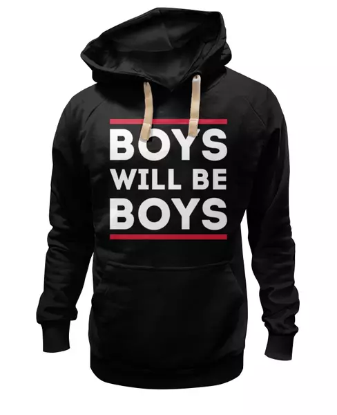 Заказать премиальную одежду в Москве. Толстовка Wearcraft Premium унисекс Boys Will Be Boys от Соль  - готовые дизайны и нанесение принтов.