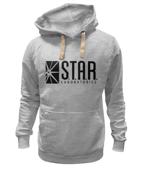 Заказать премиальную одежду в Москве. Толстовка Wearcraft Premium унисекс S.T.A.R. Labs от cherdantcev - готовые дизайны и нанесение принтов.