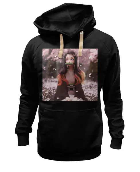Заказать премиальную одежду в Москве. Толстовка Wearcraft Premium унисекс Nezuko от Дана Столыпина - готовые дизайны и нанесение принтов.