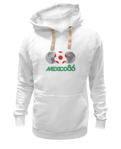 Заказать толстовку в Москве. Толстовка Wearcraft Premium унисекс Чемпионат мира по футболу в Мексике 1986 год от Fedor - готовые дизайны и нанесение принтов.