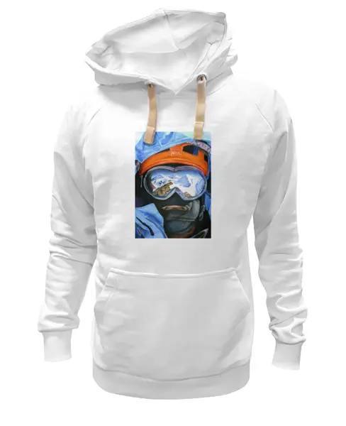 Заказать премиальную одежду в Москве. Толстовка Wearcraft Premium унисекс Сноубордист от Polilog - готовые дизайны и нанесение принтов.