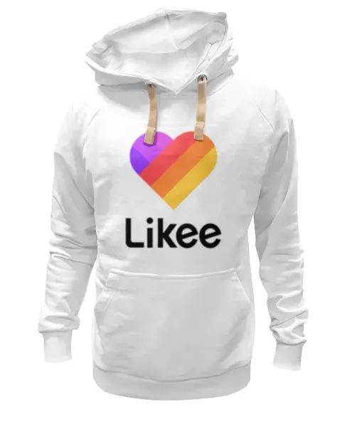 Заказать премиальную одежду в Москве. Толстовка Wearcraft Premium унисекс Likee  от DESIGNER   - готовые дизайны и нанесение принтов.