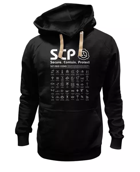 Заказать премиальную одежду в Москве. Толстовка Wearcraft Premium унисекс SCP Foundation от geekbox - готовые дизайны и нанесение принтов.