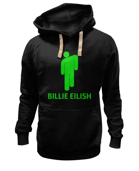 Заказать премиальную одежду в Москве. Толстовка Wearcraft Premium унисекс Billie Eilish от DESIGNER   - готовые дизайны и нанесение принтов.