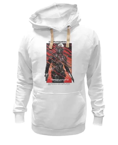 Заказать премиальную одежду в Москве. Толстовка Wearcraft Premium унисекс Terminator от KinoArt - готовые дизайны и нанесение принтов.