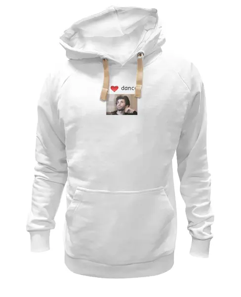 Заказать премиальную одежду в Москве. Толстовка Wearcraft Premium унисекс I love dance от olisa - готовые дизайны и нанесение принтов.