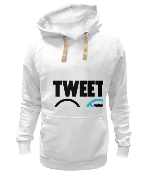 Заказать премиальную одежду в Москве. Толстовка Wearcraft Premium унисекс Tweets Not War от Printio - готовые дизайны и нанесение принтов.