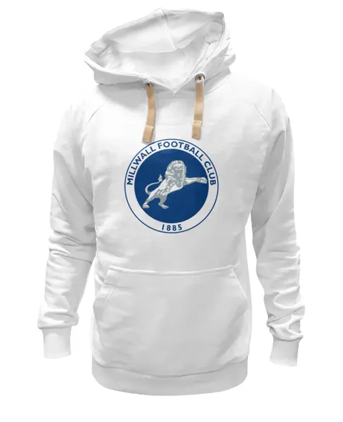 Заказать премиальную одежду в Москве. Толстовка Wearcraft Premium унисекс Millwall FC logo hoodie от Millwall Supporters Club Russia - готовые дизайны и нанесение принтов.