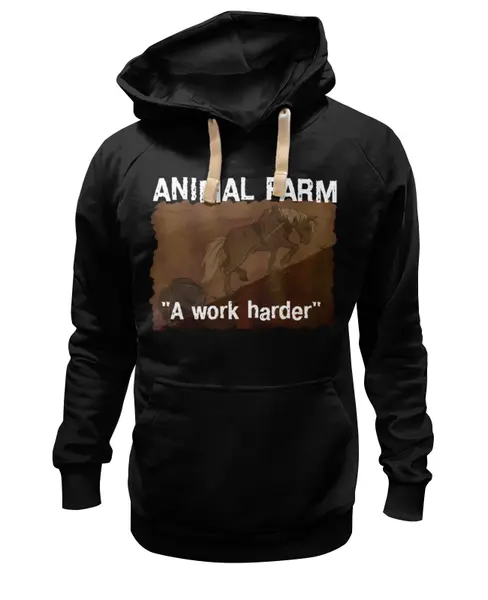 Заказать премиальную одежду в Москве. Толстовка Wearcraft Premium унисекс animal farm от торгаш - готовые дизайны и нанесение принтов.