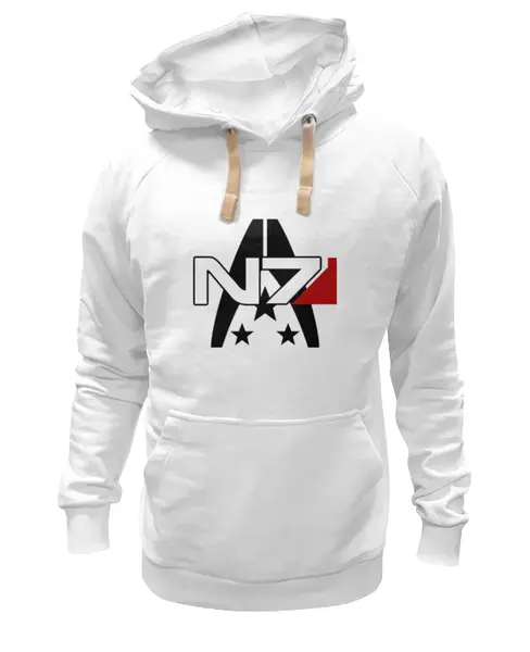 Заказать премиальную одежду в Москве. Толстовка Wearcraft Premium унисекс Mass Effect N7 от BURNSHIRTS - готовые дизайны и нанесение принтов.