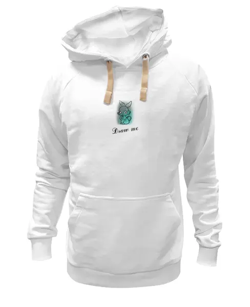 Заказать премиальную одежду в Москве. Толстовка Wearcraft Premium унисекс Draw me от innokesh - готовые дизайны и нанесение принтов.