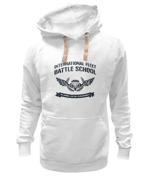 Заказать премиальную одежду в Москве. Толстовка Wearcraft Premium унисекс Толстовка Battle School от nessime - готовые дизайны и нанесение принтов.