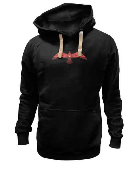 Заказать премиальную одежду в Москве. Толстовка Wearcraft Premium унисекс RED BIRD / Красная Птица от crash - готовые дизайны и нанесение принтов.