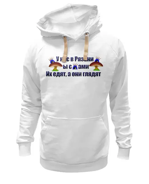 Заказать премиальную одежду в Москве. Толстовка Wearcraft Premium унисекс Грибы с глазами. от Alexey Evsyunin - готовые дизайны и нанесение принтов.