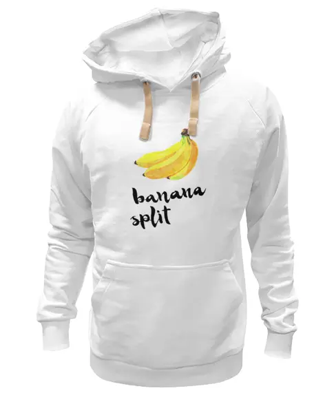 Заказать премиальную одежду в Москве. Толстовка Wearcraft Premium унисекс Banana split от Liby - готовые дизайны и нанесение принтов.