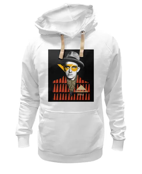 Заказать премиальную одежду в Москве. Толстовка Wearcraft Premium унисекс Маяковский style от mimiart  - готовые дизайны и нанесение принтов.