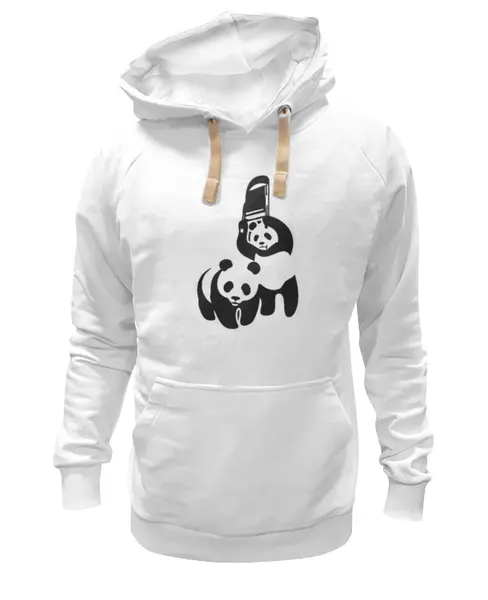 Заказать премиальную одежду в Москве. Толстовка Wearcraft Premium унисекс WWF Panda от Leichenwagen - готовые дизайны и нанесение принтов.