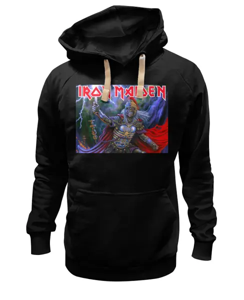 Заказать премиальную одежду в Москве. Толстовка Wearcraft Premium унисекс Iron Maiden Band от Leichenwagen - готовые дизайны и нанесение принтов.