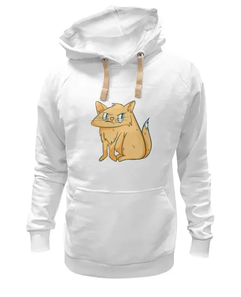 Заказать премиальную одежду в Москве. Толстовка Wearcraft Premium унисекс Grumpy Cat от Павел Павел - готовые дизайны и нанесение принтов.