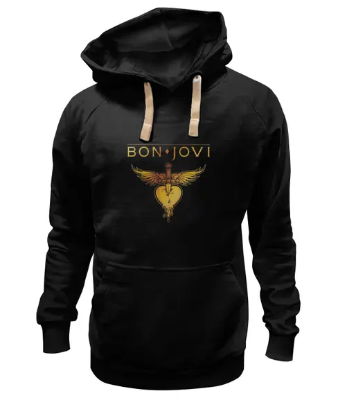 Заказать толстовку в Москве. Толстовка Wearcraft Premium унисекс Bon Jovi от Денис - готовые дизайны и нанесение принтов.