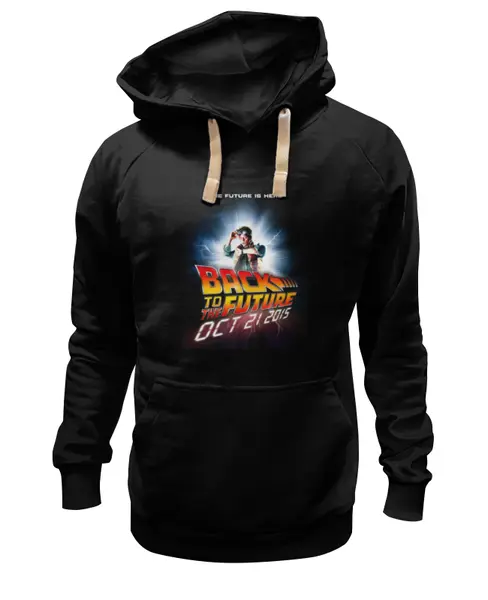 Заказать премиальную одежду в Москве. Толстовка Wearcraft Premium унисекс Back to the future от panopticum - готовые дизайны и нанесение принтов.