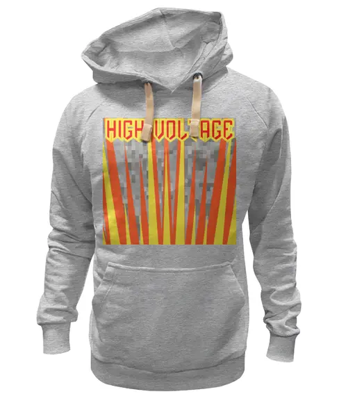 Заказать премиальную одежду в Москве. Толстовка Wearcraft Premium унисекс High voltage. от Eva De Peron.  - готовые дизайны и нанесение принтов.