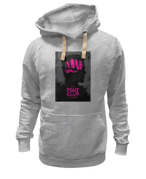 Заказать премиальную одежду в Москве. Толстовка Wearcraft Premium унисекс Fight Club / Бойцовский Клуб от KinoArt - готовые дизайны и нанесение принтов.