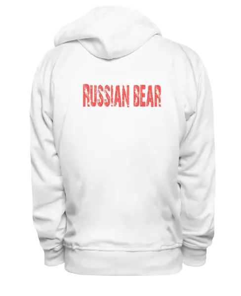 Заказать премиальную одежду в Москве. Толстовка Wearcraft Premium унисекс Russian Bear от Andrey Akimov - готовые дизайны и нанесение принтов.