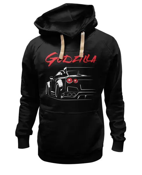 Заказать премиальную одежду в Москве. Толстовка Wearcraft Premium унисекс GT-R GODZILLA от tee spring - готовые дизайны и нанесение принтов.