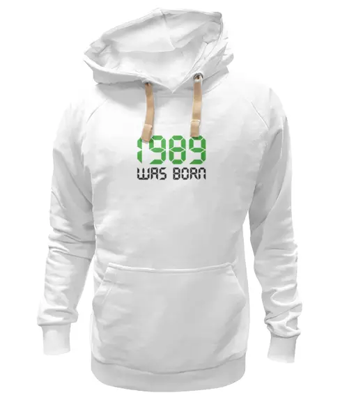 Заказать премиальную одежду в Москве. Толстовка Wearcraft Premium унисекс 1989 год рождения от Djimas Leonki - готовые дизайны и нанесение принтов.