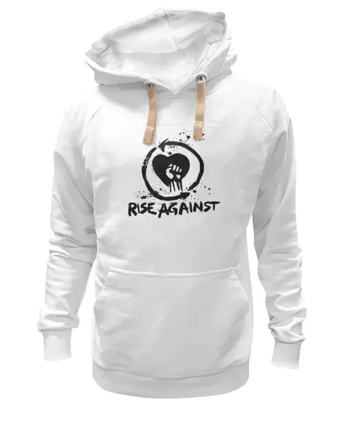 Заказать премиальную одежду в Москве. Толстовка Wearcraft Premium унисекс Rise Against от BURNSHIRTS - готовые дизайны и нанесение принтов.