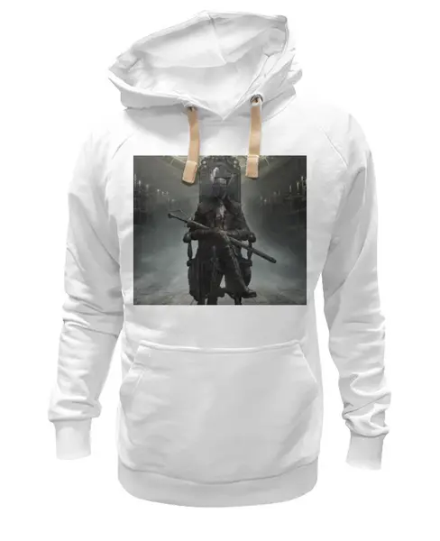 Заказать премиальную одежду в Москве. Толстовка Wearcraft Premium унисекс Bloodborne от GeekFox  - готовые дизайны и нанесение принтов.