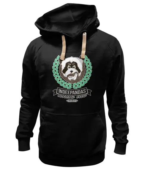 Заказать толстовку в Москве. Толстовка Wearcraft Premium унисекс INDEEPANDAS moscow crew hoodie от theindeepandas - готовые дизайны и нанесение принтов.