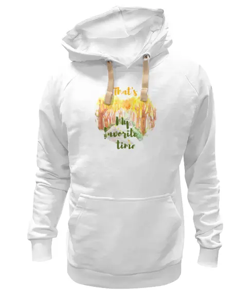 Заказать премиальную одежду в Москве. Толстовка Wearcraft Premium унисекс That's my favorite time от Evgenia Bandagnomych - готовые дизайны и нанесение принтов.