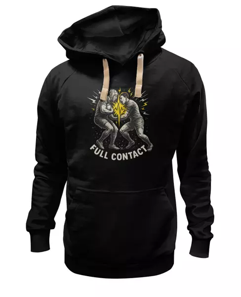 Заказать премиальную одежду в Москве. Толстовка Wearcraft Premium унисекс Full Contact от Rugby  Man - готовые дизайны и нанесение принтов.