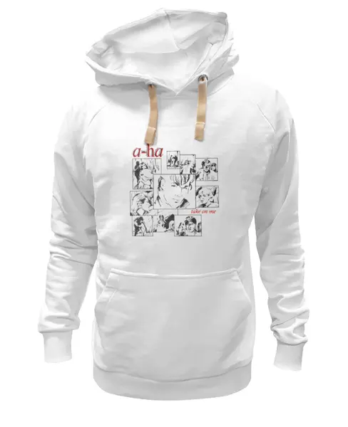 Заказать премиальную одежду в Москве. Толстовка Wearcraft Premium унисекс a-ha / Take On Me от OEX design - готовые дизайны и нанесение принтов.