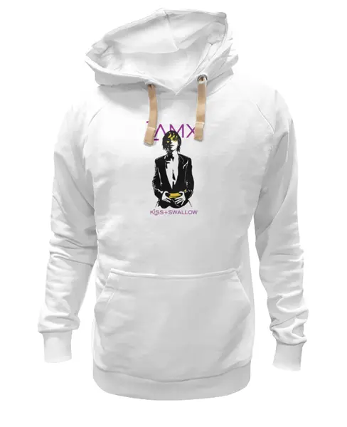 Заказать премиальную одежду в Москве. Толстовка Wearcraft Premium унисекс IAMX / Kiss And Swallow от OEX design - готовые дизайны и нанесение принтов.