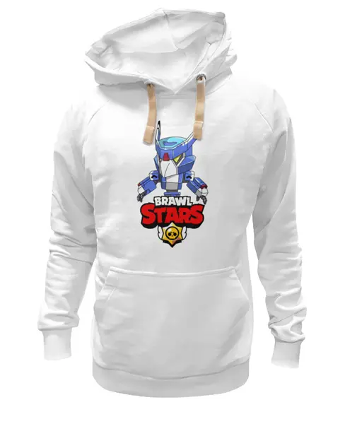 Заказать премиальную одежду в Москве. Толстовка Wearcraft Premium унисекс BRAWL STARS CROW от geekbox - готовые дизайны и нанесение принтов.