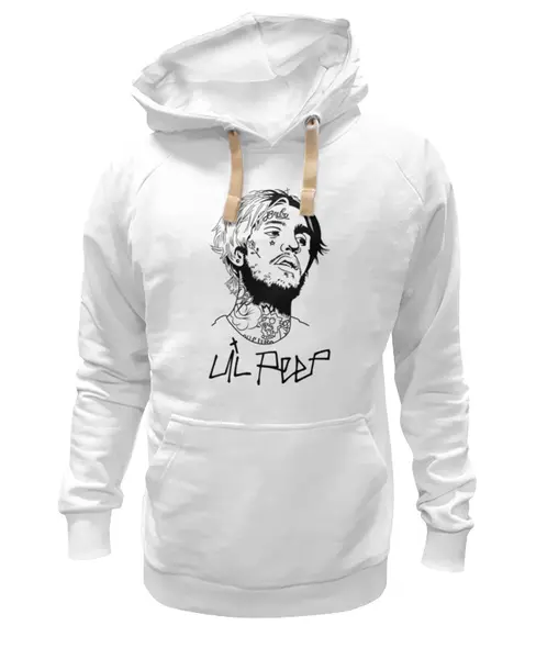 Заказать премиальную одежду в Москве. Толстовка Wearcraft Premium унисекс Lil Peep от geekbox - готовые дизайны и нанесение принтов.