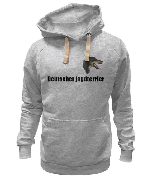 Заказать премиальную одежду в Москве. Толстовка Wearcraft Premium унисекс Original Jagdterrier от Александр - готовые дизайны и нанесение принтов.