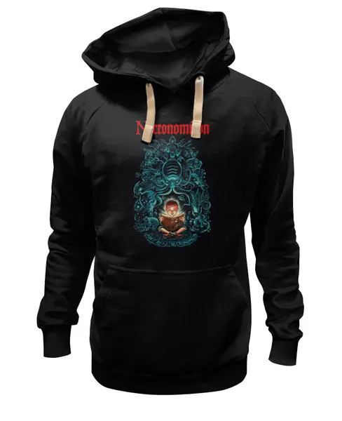 Заказать премиальную одежду в Москве. Толстовка Wearcraft Premium унисекс Necronomicon от Leichenwagen - готовые дизайны и нанесение принтов.