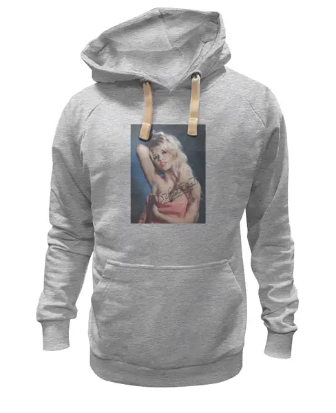 Заказать премиальную одежду в Москве. Толстовка Wearcraft Premium унисекс brigitte bardot от KinoArt - готовые дизайны и нанесение принтов.