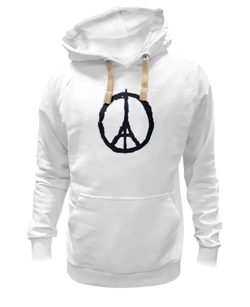 Заказать премиальную одежду в Москве. Толстовка Wearcraft Premium унисекс Париж от gopotol - готовые дизайны и нанесение принтов.