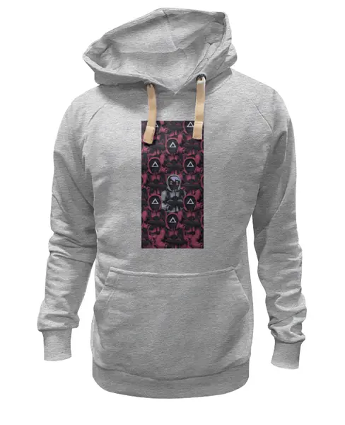 Заказать премиальную одежду в Москве. Толстовка Wearcraft Premium унисекс Игра в кальмара от Дана Столыпина - готовые дизайны и нанесение принтов.