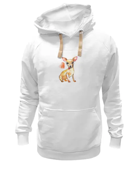 Заказать премиальную одежду в Москве. Толстовка Wearcraft Premium унисекс Pam-pam-pam-pa-pa... Chihuahua! от Evgenia Bandagnomych - готовые дизайны и нанесение принтов.