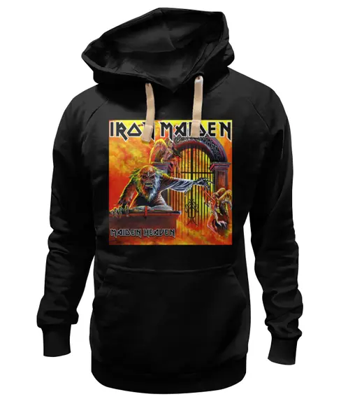 Заказать премиальную одежду в Москве. Толстовка Wearcraft Premium унисекс Iron Maiden Band от Leichenwagen - готовые дизайны и нанесение принтов.