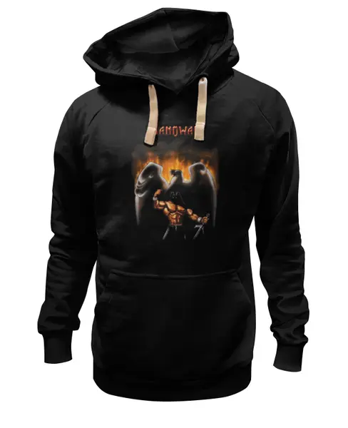 Заказать премиальную одежду в Москве. Толстовка Wearcraft Premium унисекс Manowar Band от Leichenwagen - готовые дизайны и нанесение принтов.
